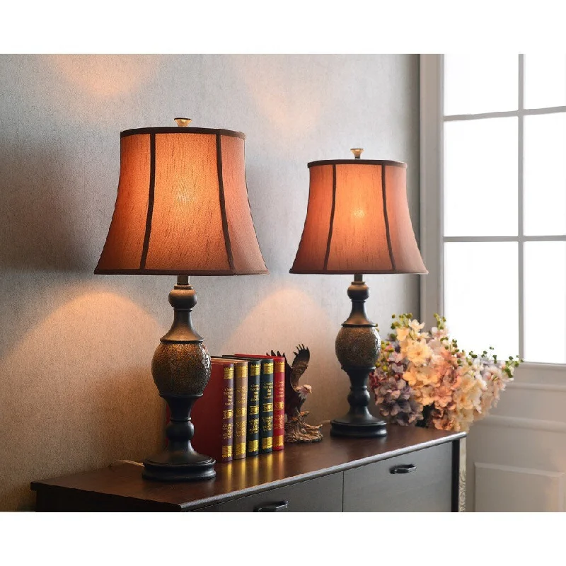 industrial style table lamps with exposed bulbs for loft apartmentsindustrial style table lamps with exposed bulbs for loft apartmentsNantes 1-light Oil Rubbed Bronze Table Lamp (Set of 2)
