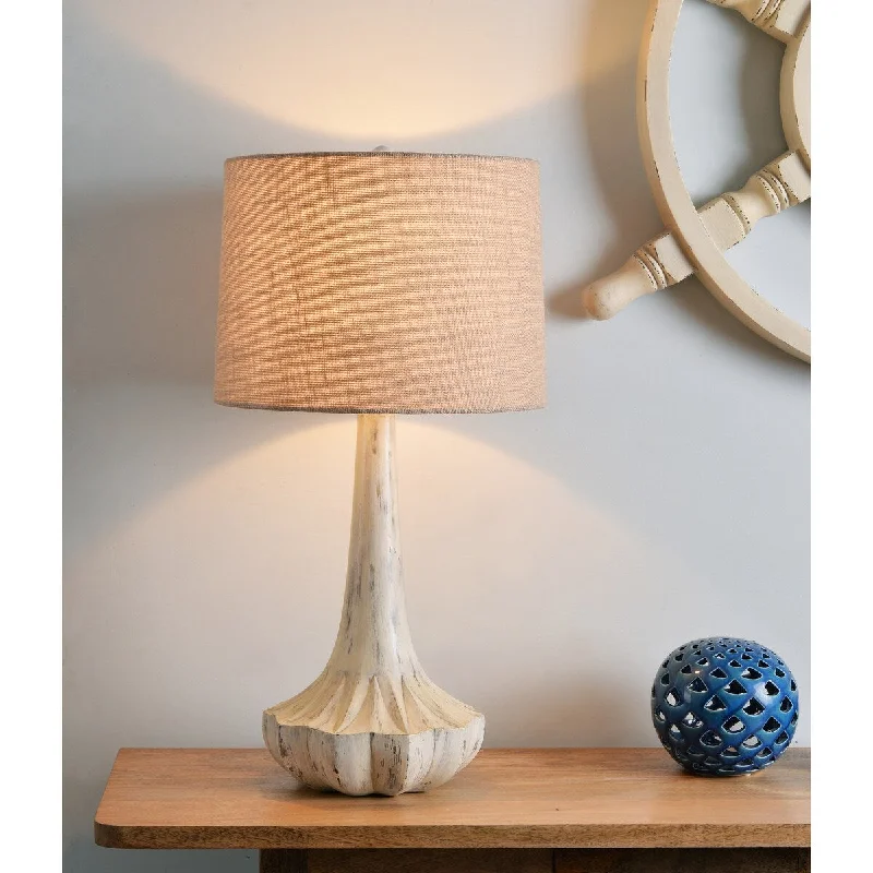 wooden table lamps with natural grain for a warm and organic feelwooden table lamps with natural grain for a warm and organic feelRalph Weathered White 29 Inch Table Lamp