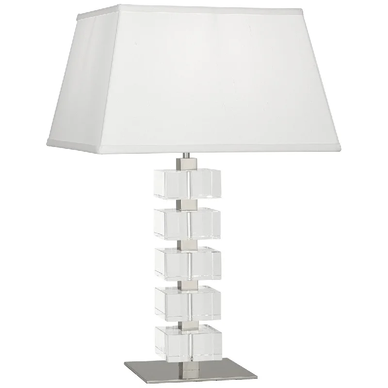 art deco table lamps with geometric shapes for a retro touchart deco table lamps with geometric shapes for a retro touchRobert Abbey 175 One Light Table Lamp Jonathan Adler Monaco Polished Nickel/Clear Crystal Blocks - One Size