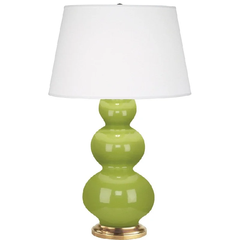 asian inspired table lamps with bamboo accents for a zen atmosphereasian inspired table lamps with bamboo accents for a zen atmosphereRobert Abbey 313X One Light Table Lamp Triple Gourd Apple Glazed Ceram - Exact Size