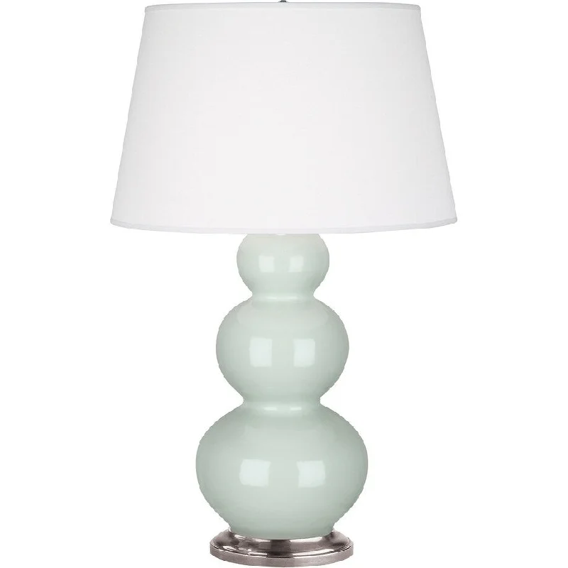 victorian style table lamps with ornate details for traditional homesvictorian style table lamps with ornate details for traditional homesRobert Abbey 371X One Light Table Lamp Triple Gourd Celadon Glazed Cer - Exact Size