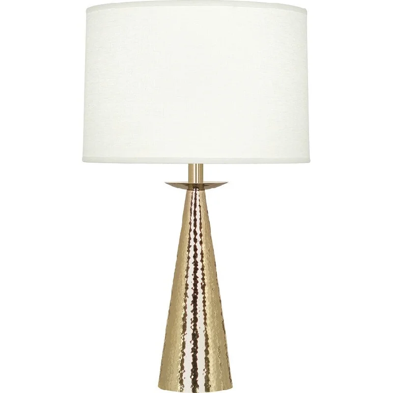 bohemian table lamps with colorful patterns for eclectic bedroomsbohemian table lamps with colorful patterns for eclectic bedroomsRobert Abbey 9868 One Light Accent Lamp Dal Modern Brass - One Size