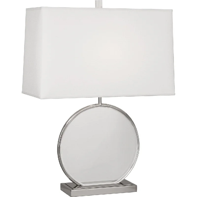 mid century modern table lamps with iconic designs for a stylish studymid century modern table lamps with iconic designs for a stylish studyRobert Abbey S3380 One Light Table Lamp Alice Polished Nickel w/ Lucit - Exact Size