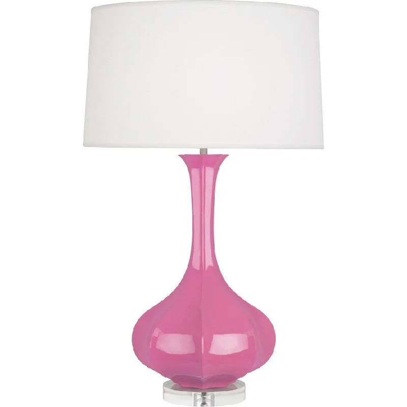 gothic style table lamps with dark finishes for a mysterious lookgothic style table lamps with dark finishes for a mysterious lookRobert Abbey SP996 One Light Table Lamp Pike Schiaparelli Pink Glazed - Exact Size