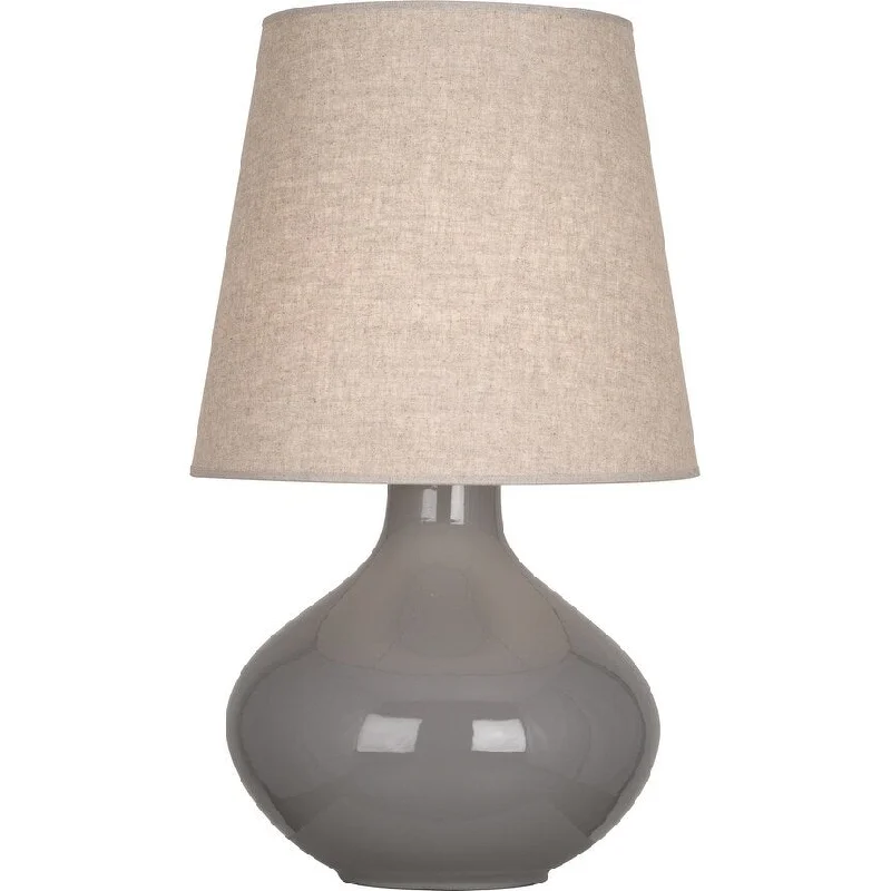 modern minimalist table lamps for contemporary living roomsmodern minimalist table lamps for contemporary living roomsRobert Abbey ST991 One Light Table Lamp June Smoky Taupe Glazed Cerami - Exact Size