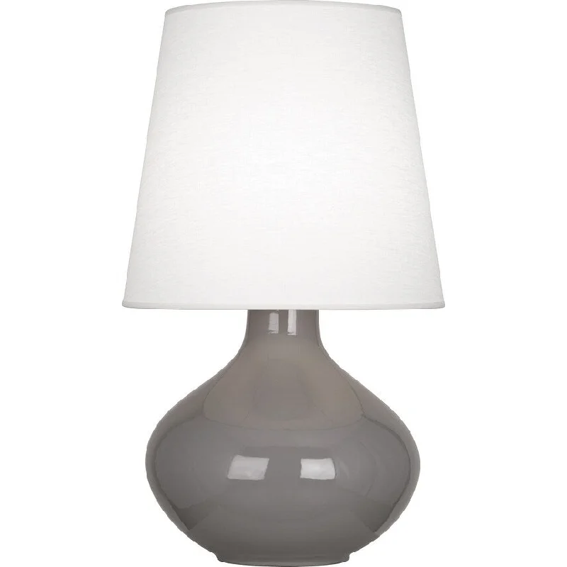 mid century modern table lamps with iconic designs for a stylish studymid century modern table lamps with iconic designs for a stylish studyRobert Abbey ST993 One Light Table Lamp June Smoky Taupe Glazed Cerami - Exact Size