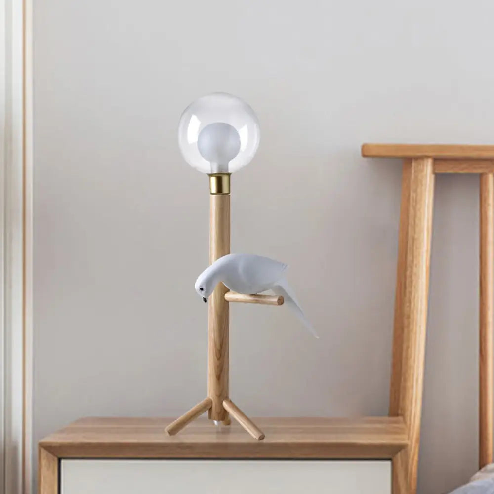 art deco table lamps with geometric shapes for a retro touchart deco table lamps with geometric shapes for a retro touchModernist Wood Table Lamp with Clear Glass Sphere Night Light and Bird Deco—LED