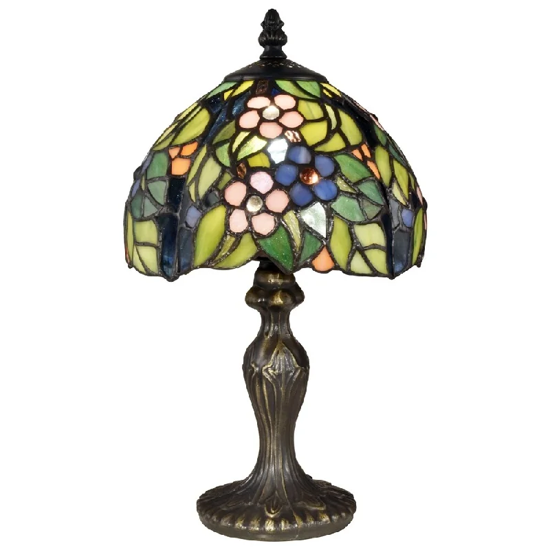 rustic farmhouse table lamps for cozy kitchensrustic farmhouse table lamps for cozy kitchensSpringdale 14 H Lucia Floral Tiffany Accent Lamp