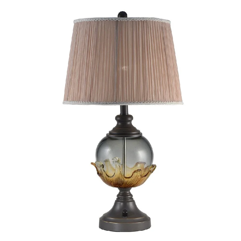 rustic farmhouse table lamps for cozy kitchensrustic farmhouse table lamps for cozy kitchensSpringdale 27"H Helsinki Globe Art Glass Table Lamp