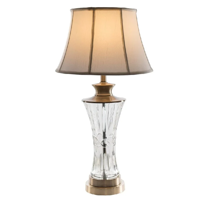 rustic farmhouse table lamps for cozy kitchensrustic farmhouse table lamps for cozy kitchensSpringdale 30H Leola 24 Lead Crystal Table Lamp