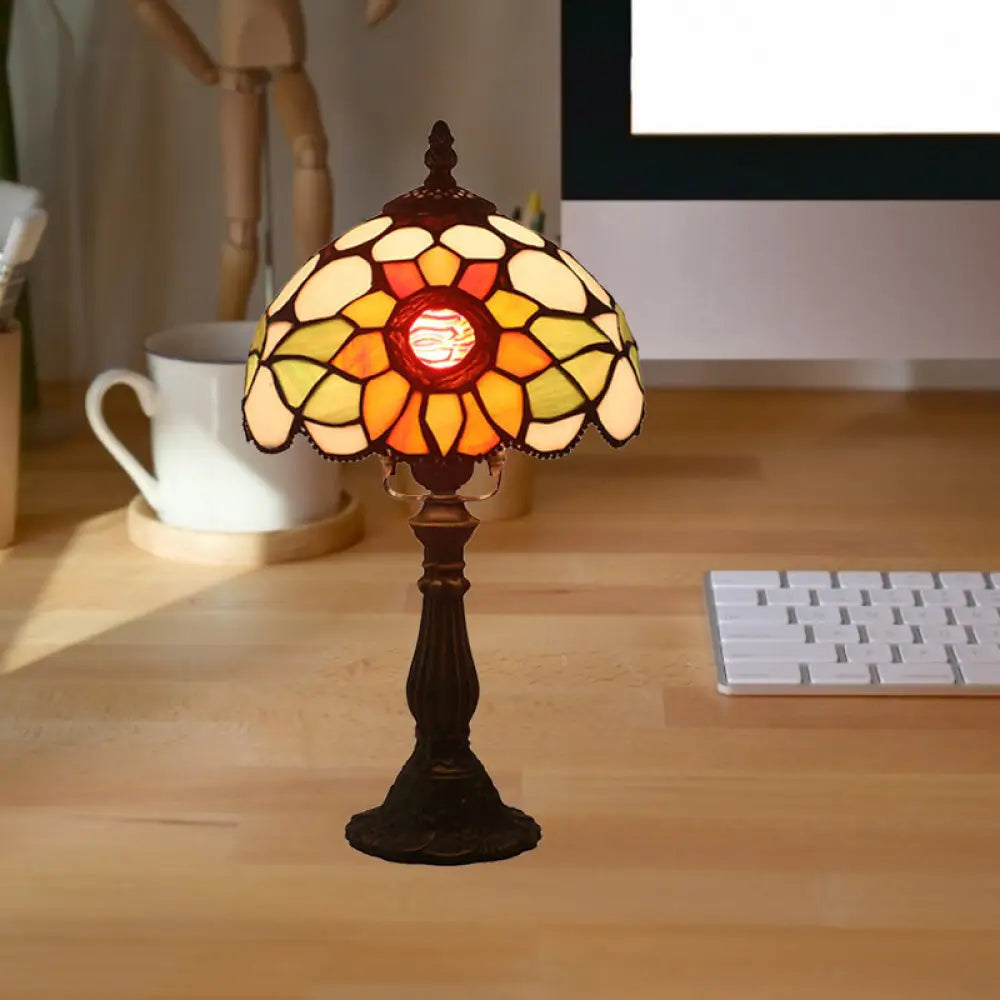 art deco table lamps with geometric shapes for a retro touchart deco table lamps with geometric shapes for a retro touchVictorian Stained Glass Dome Table Lamp: Bronze Night Light with Sunflower Pattern