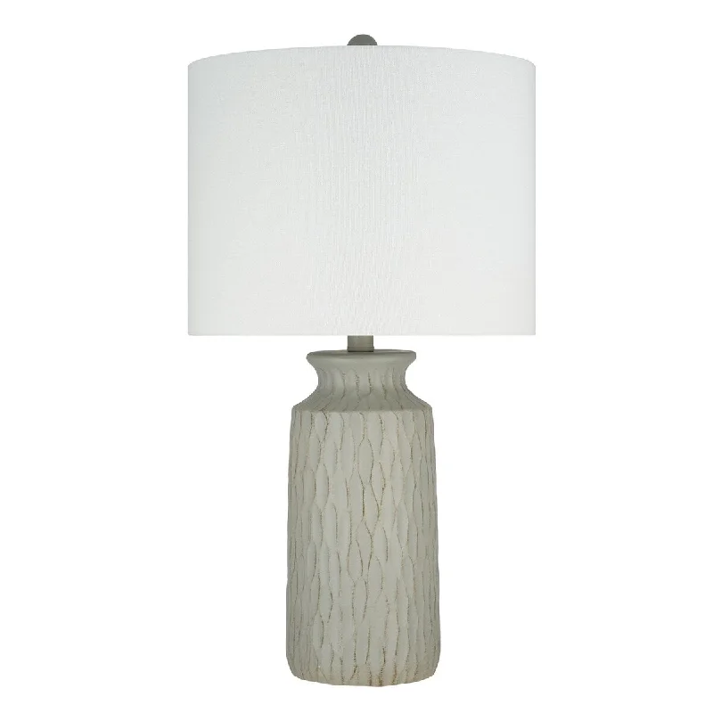 metal table lamps with a matte black finish for a sleek appearancemetal table lamps with a matte black finish for a sleek appearanceTextured 2-Tone Table Lamp, LED bulb included - 13x13x24.5