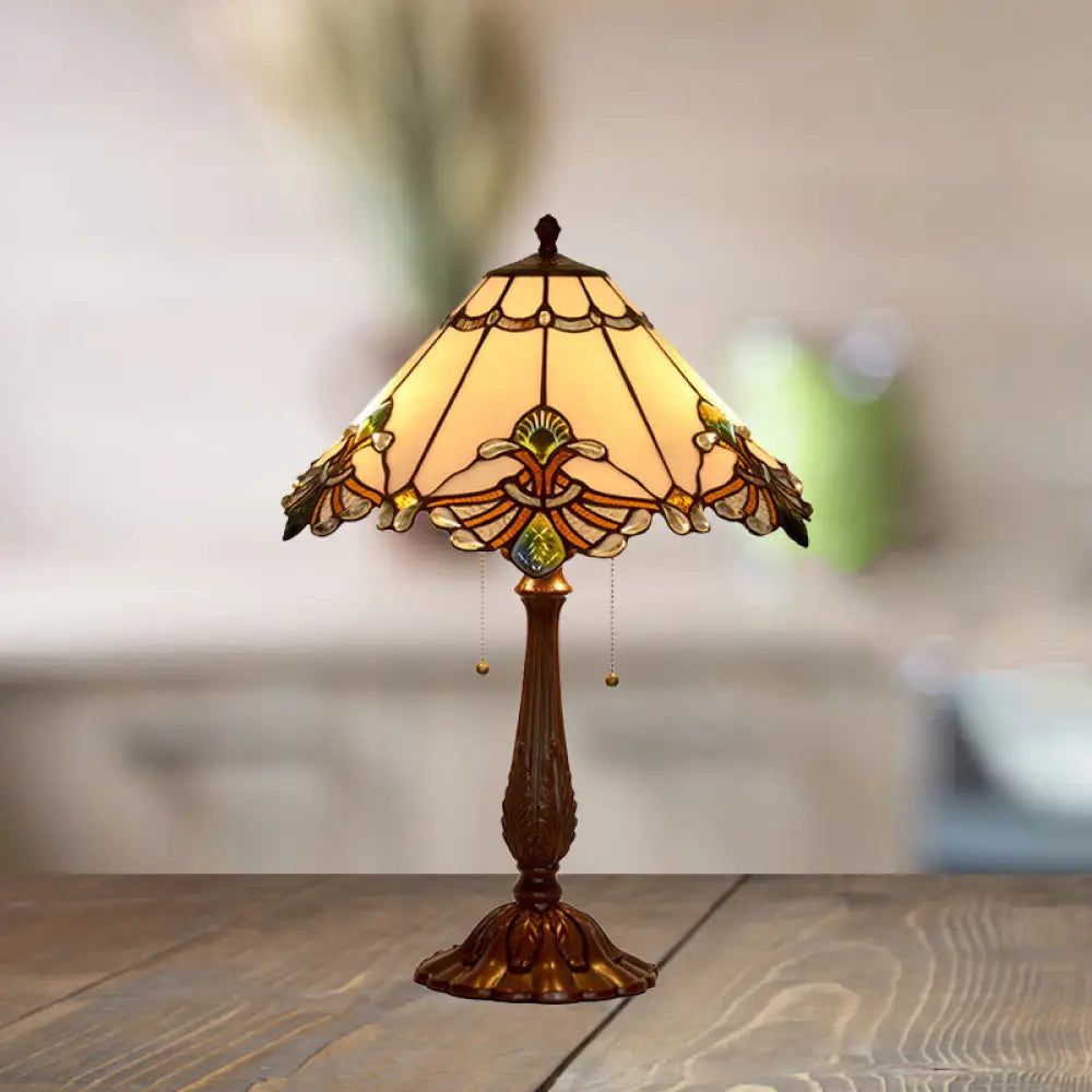 asian inspired table lamps with bamboo accents for a zen atmosphereasian inspired table lamps with bamboo accents for a zen atmosphereTiffany 2-Light Bronze Table Lamp with White Glass Goose Pattern & Pulling Chain